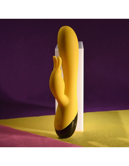 Vibration de Stimulation Double Evolved Selopa Yellow