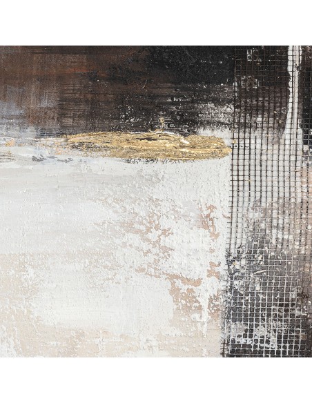 Cadre DKD Home Decor 90 x 2,4 x 90 cm Abstrait Moderne (2 Unités)