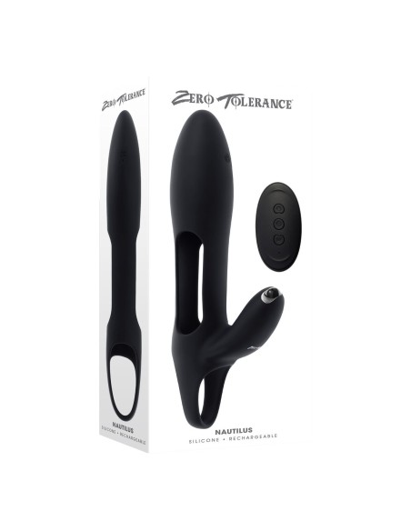 Vibration de Stimulation Double Evolved Zero Tolerance black