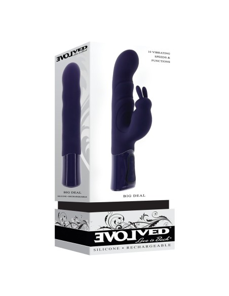 Vibration de Stimulation Double Evolved Noir