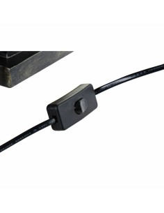 Lampe de bureau DKD Home Decor 32,5 x 30 x 60 cm Noir Beige Doré Métal Résine 220 V 50 W (2 Unités) 2