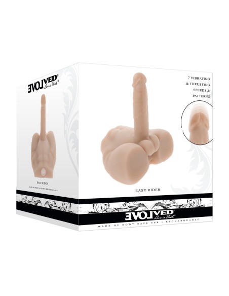 Gode réaliste Evolved ABS TPR Ø 4,5 cm (17,8 cm)