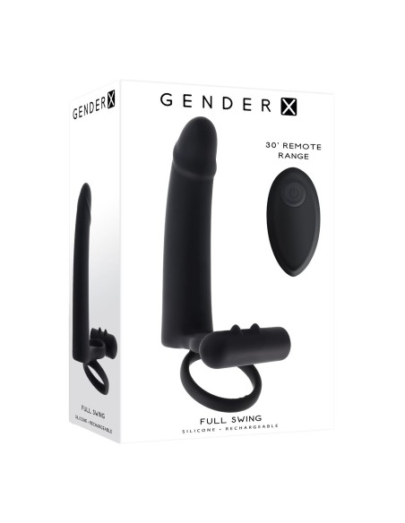 Manchon de pénis Evolved Gender X black Ø 3,8 cm