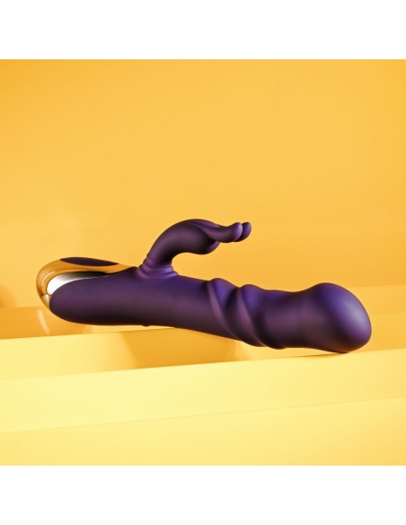 Vibration de Stimulation Double Evolved Playboy Violet Pourpre