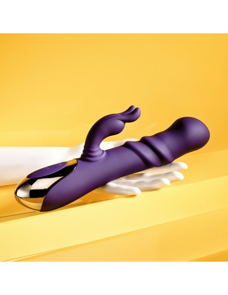 Vibration de Stimulation Double Evolved Playboy Violet Pourpre