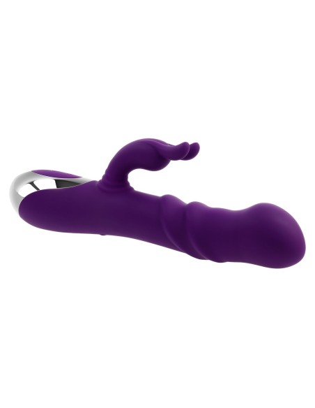 Vibration de Stimulation Double Evolved Playboy Violet Pourpre
