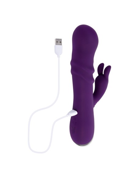 Vibration de Stimulation Double Evolved Playboy Violet Pourpre