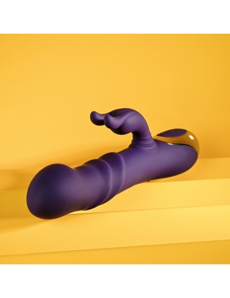 Vibration de Stimulation Double Evolved Playboy Violet Pourpre