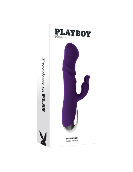 Vibration de Stimulation Double Evolved Playboy Violet Pourpre