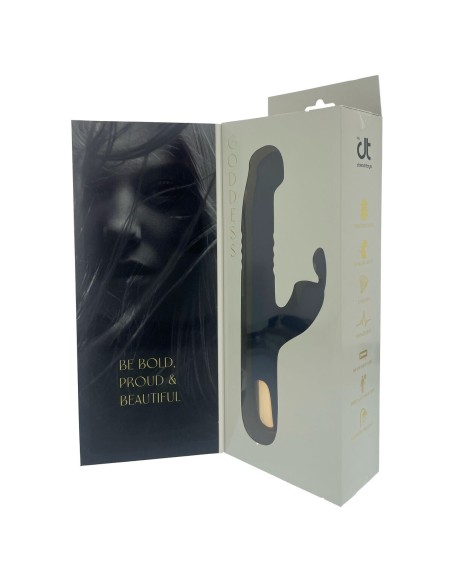 Vibration de Stimulation Double Dream Toys Goddess Collection Bleu