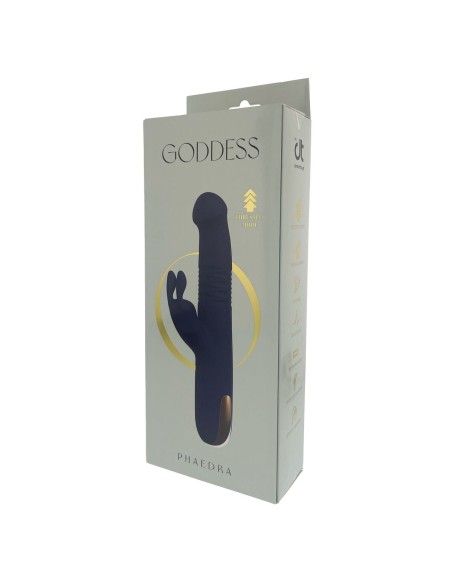 Vibration de Stimulation Double Dream Toys Goddess Collection Bleu