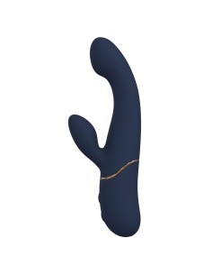 Vibration de Stimulation Double Dream Toys Goddess Collection Bleu