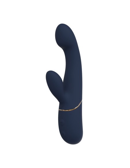 Vibration de Stimulation Double Dream Toys Goddess Collection Bleu