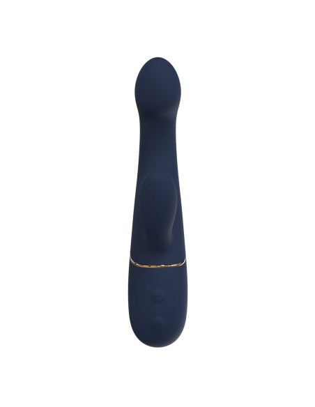 Vibration de Stimulation Double Dream Toys Goddess Collection Bleu
