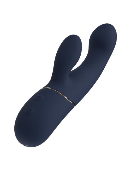 Vibration de Stimulation Double Dream Toys Goddess Collection Bleu