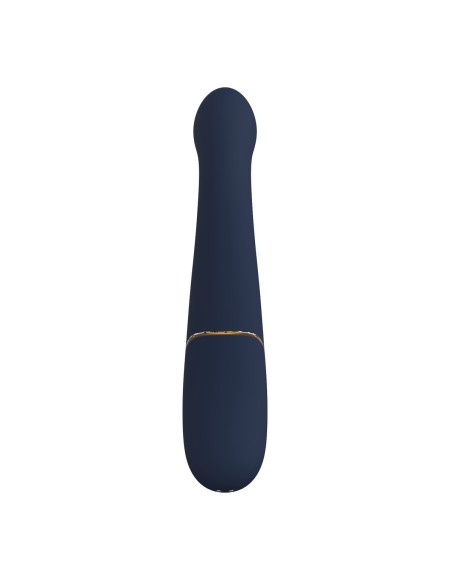 Vibration de Stimulation Double Dream Toys Goddess Collection Bleu