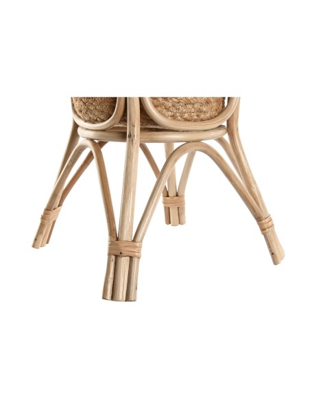 Set de pots de fleurs Home ESPRIT Naturel osier Fibre 28 x 28 x 38 cm (2 Pièces)
