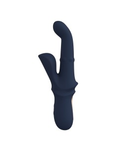 Vibration de Stimulation Double Dream Toys Goddess Collection Bleu 2