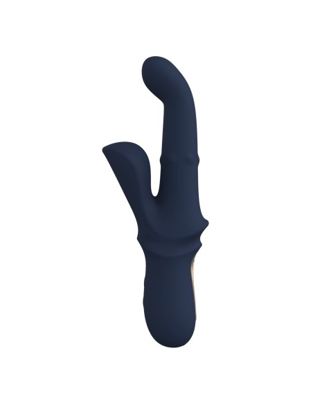 Vibration de Stimulation Double Dream Toys Goddess Collection Bleu