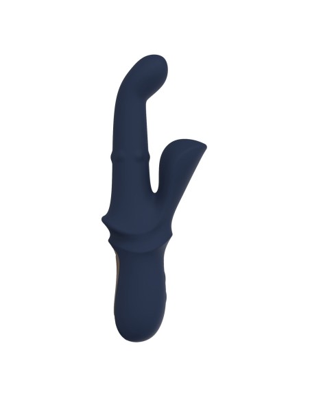 Vibration de Stimulation Double Dream Toys Goddess Collection Bleu