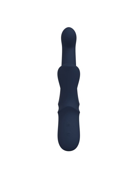 Vibration de Stimulation Double Dream Toys Goddess Collection Bleu