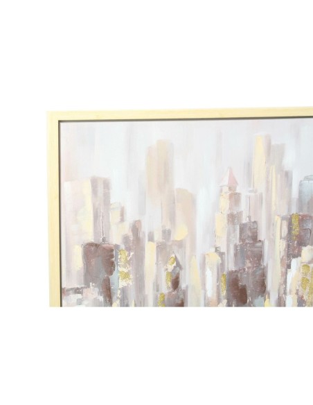 Cadre DKD Home Decor Ville 100 x 4 x 100 cm Loft (2 Unités)