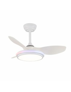 Ventilateur de Plafond CristalRecord STEL EVO MINI RGB RETRAC Transparent