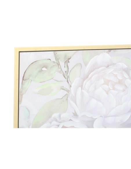 Cadre DKD Home Decor 80 x 4 x 80 cm Fleurs Shabby Chic (2 Unités)