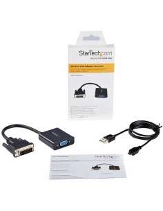 Adaptateur DVI-d vers VGA Startech DVI2VGAE             0,19 m Noir 2