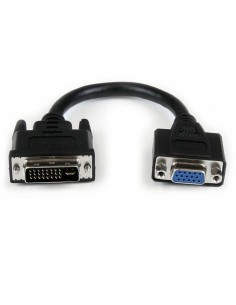 Câble DVI-I vers VGA Startech DVIVGAMF8IN          Noir 0,2 m