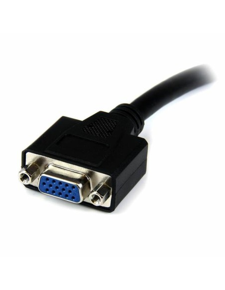 Câble DVI-I vers VGA Startech DVIVGAMF8IN          Noir 0,2 m