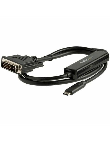 Câble USB C vers DVI-D Startech CDP2DVIMM1MB Noir 1 m