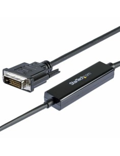 Câble USB C vers DVI-D Startech CDP2DVIMM1MB Noir 1 m 2