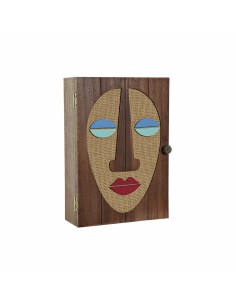 Boîte Décorative DKD Home Decor Moderne Bois MDF (18 x 7 x 26 cm)
