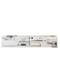 Cadre DKD Home Decor 150 x 3,5 x 60 cm Abstrait Moderne (2 Unités)