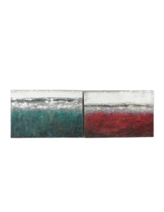 Cadre DKD Home Decor 120 x 3,5 x 80 cm Abstrait Moderne (2 Unités)