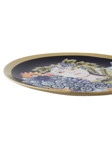 Centre de Table DKD Home Decor Porcelaine (42 x 42 x 4 cm)