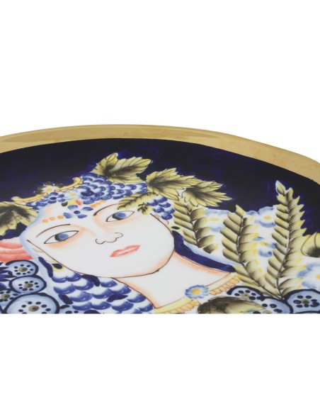 Centre de Table DKD Home Decor Porcelaine (42 x 42 x 4 cm)