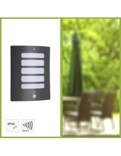 Applique Murale Brilliant Todd Extérieur Détecteur de Mouvement Anthracite Métal 60 W E27 2