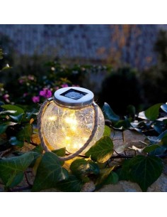 Lampe solaire Lumisky Crack Ball Cord Transparent (2 Unités) 2