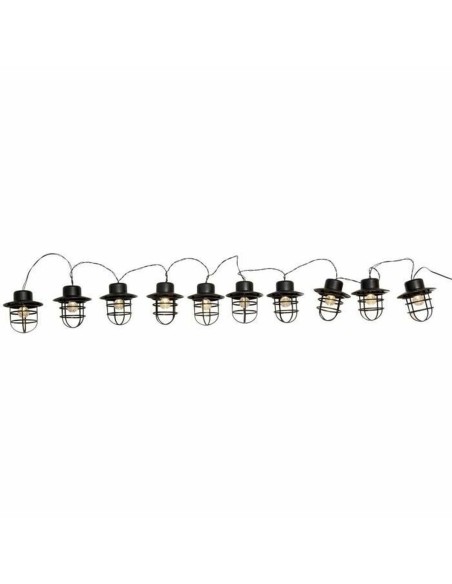 Guirlande lumineuse LED Lumisky Detroit Blanc Noir Floral