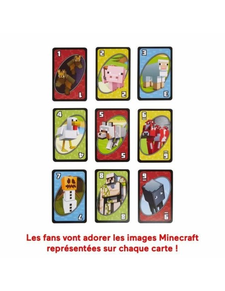 Jeu de société Mattel Uno Minecraft