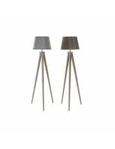 Lampadaire DKD Home Decor 40 x 40 x 154 cm Naturel Gris Marron 250 V 60 W Pin (2 Unités)