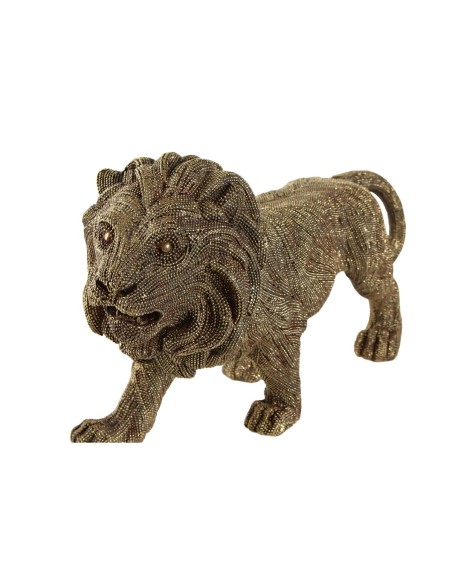 Figurine Décorative DKD Home Decor Doré Colonial Lion 30 x 9,4 x 16,7 cm