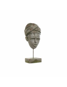 Figurine Décorative DKD Home Decor 24 x 15 x 58 cm Gris Colonial Africaine