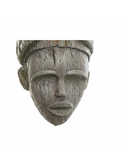 Figurine Décorative DKD Home Decor 24 x 15 x 58 cm Gris Colonial Africaine