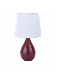Lampe de bureau Versa Camy Rouge Céramique (20 x 35 x 20 cm)