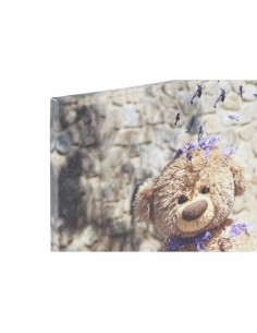 Cadre DKD Home Decor S3018130 Ours Enfant (28 x 1,5 x 28 cm) (4 Unités) 2