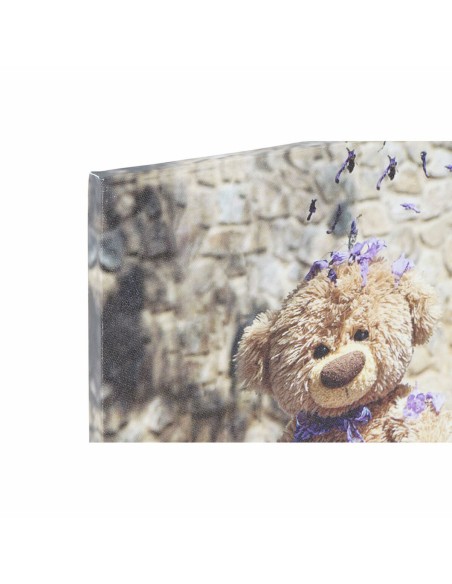 Cadre DKD Home Decor S3018130 Ours Enfant (28 x 1,5 x 28 cm) (4 Unités)