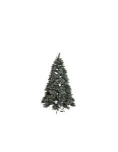 Sapin de Noël DKD Home Decor Vert PVC Plastique Enneigé 84 x 84 x 120 cm